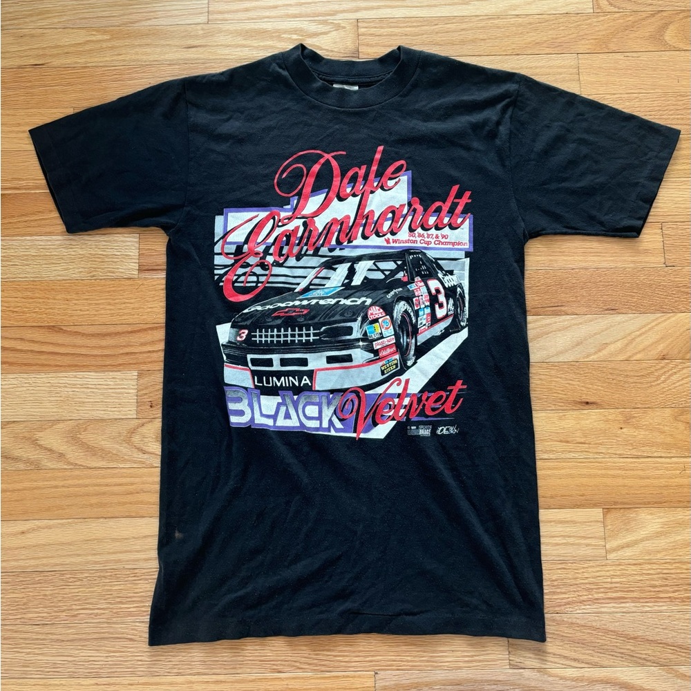 Vintage 1991 Dale Earnhardt “Black Velvet” NASCAR Shirt Sports Image Size M